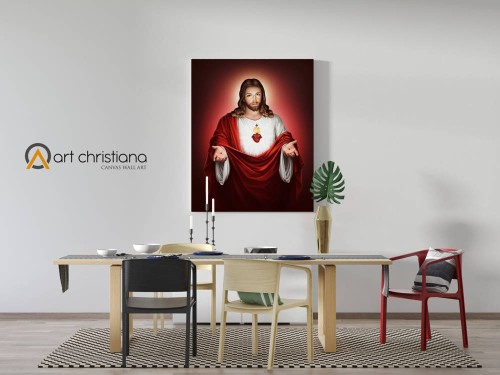 Obraz wykonany na płótnie - Serce Jezusa