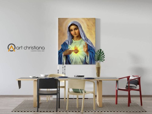 Obraz wykonany na płótnie - Serce Maryi