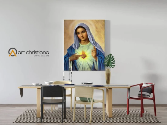 Obraz wykonany na płótnie - Serce Maryi