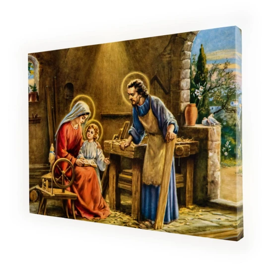 Obraz wykonany na płótnie - Święta Rodzina - 40 x 30 cm