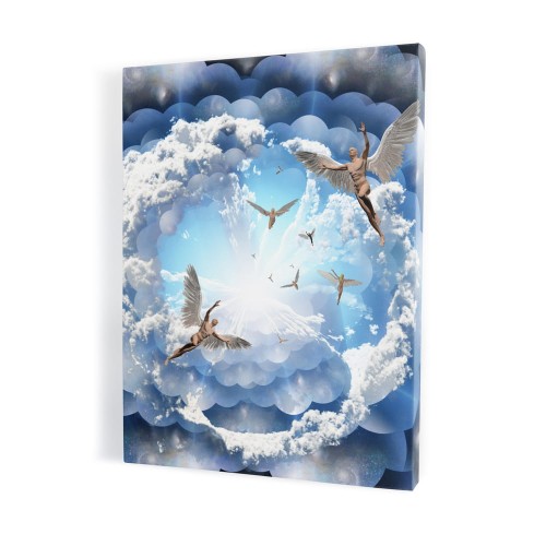 Obraz wykonany na płótnie - Anioły - 30 x 40 cm