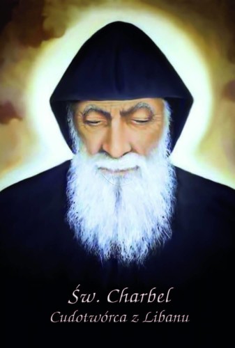 Pocztówka z modlitwą 10x15cm - Święty Charbel Cudotwórca z Libanu