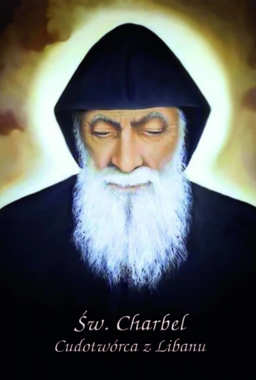 Pocztówka z modlitwą 10x15cm - Święty Charbel Cudotwórca z Libanu