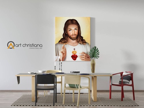 Obraz wykonany na płótnie - Serce Jezusa