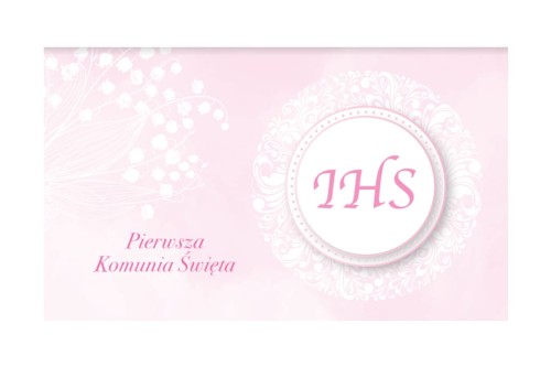 Naklejki na ciasto komunijne 5x8cm