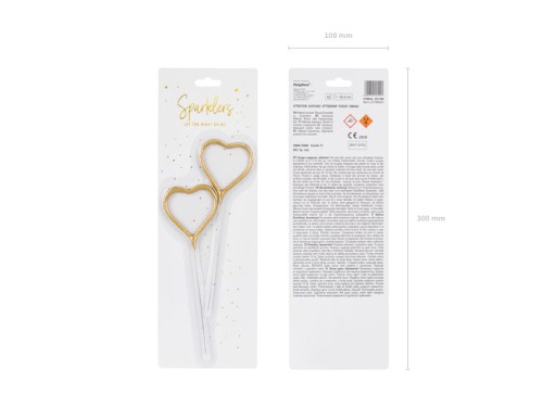 Zimne ognie - SERCA - 2 sztuki, 16 cm