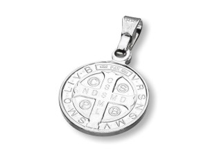 Medalion Benedyktyński - srebrny  3,6g