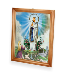 Obraz Matka Boża z Loudres 27x23