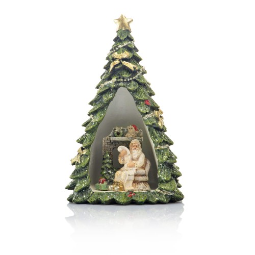 Figurka - choinka - Święty Mikołaj