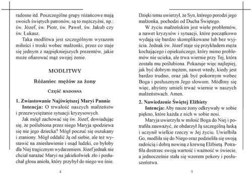 Różaniec mężów za żony