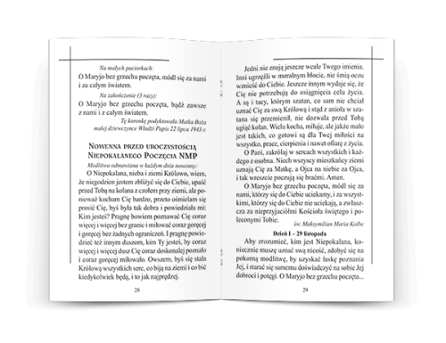 Do Matki Bożej Niepokalanej