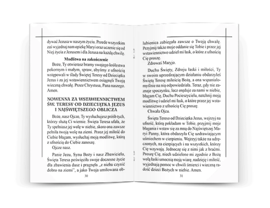 Do Świętej Teresy od Dzieciątka Jezus