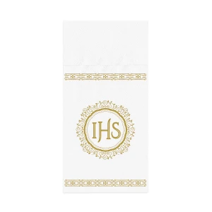 Serwetki na sztućce Komunia Święta IHS - 16 szt