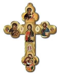 Trójlistny krucyfiks ORTHODOX krzyż prawosławny