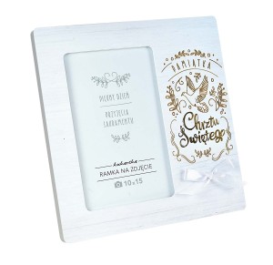 Ramka na zdjęcie CHRZEST - pamiątka prezent