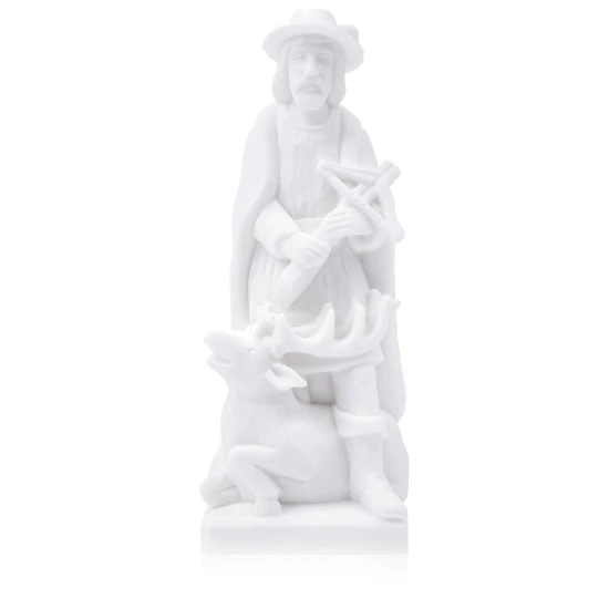 Figurka - Św. Hubert - Alabaster