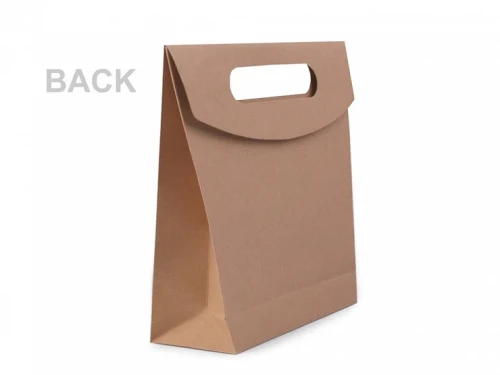 Torebka upominkowa EKO ♻ papier KRAFT z okienkiem