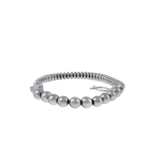 Bransoletka - dziesiątek różańca - hematyt - pudełko ozdobne