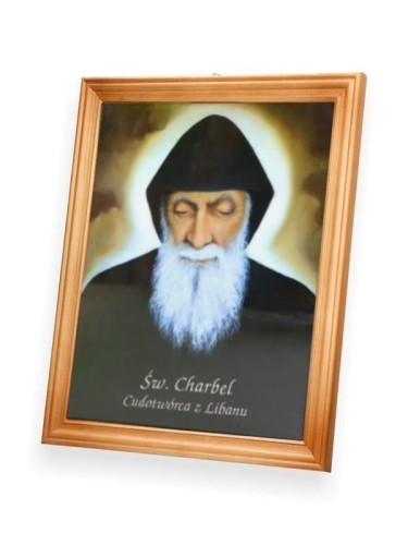 Obraz Św. Charbel - Cudotwórca z Libanu 27x23