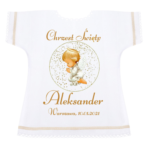 Szatka na chrzest Pamiątka Chrztu Świętego