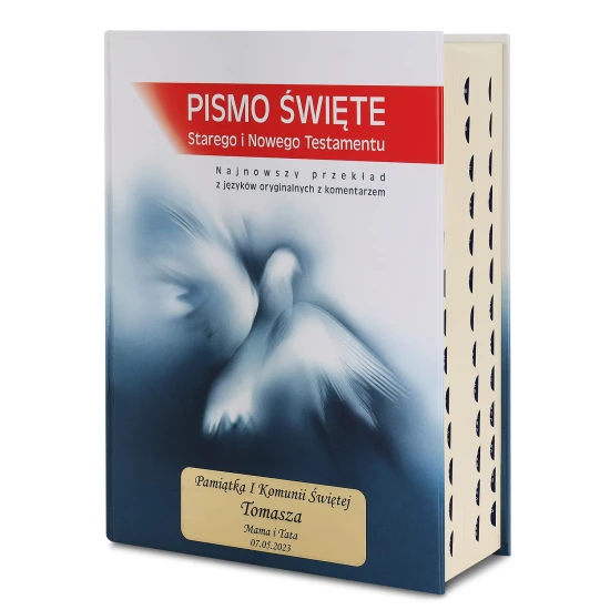 Pismo Święte. ST i NT - format duży, oprawa twarda, paginatory i grawer
