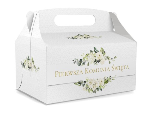 Pudełko na ciasto komunijne 17 x 12 cm
