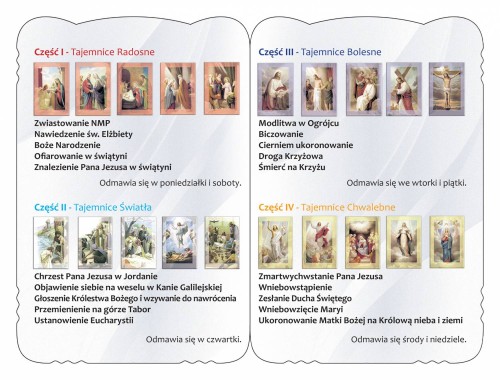 Karnet Modlitewny - Moje dzieci odmawiajcie różanie 10,5x14