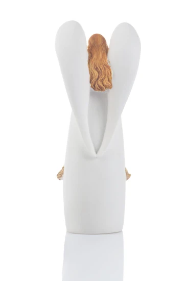 Szopka bożonarodzeniowa - Święta Rodzina - Anioł - świecąca -18cm