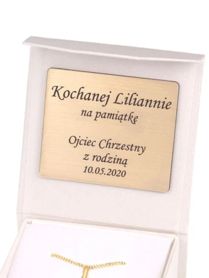 Złoty zestaw pr. 585 Matka Boska SERCE MARYI medalik z koroną
