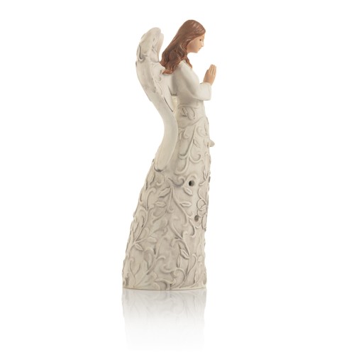 Anioł - świecący - Bianco - 16cm