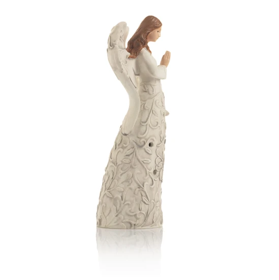 Anioł - świecący - Bianco - 16cm