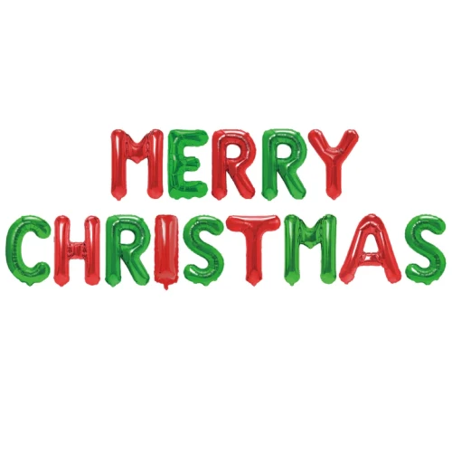 Balony foliowe MERRY CHRISTMAS ozdoba Boże Narodzenie
