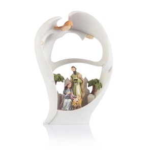 Szopka bożonarodzeniowa - świecąca - 18cm