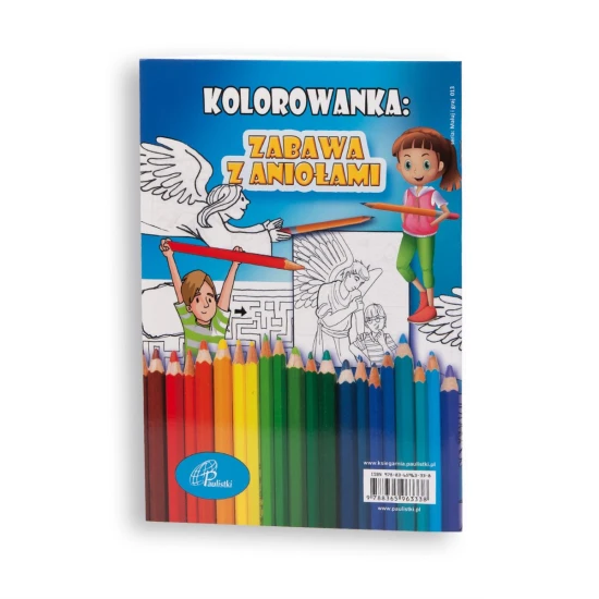 Zabawa z aniołami Kolorowanka z zabawami