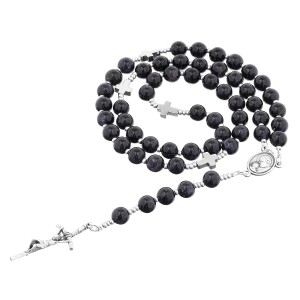 Różaniec z kamieniami  minerału NOC KAIRU