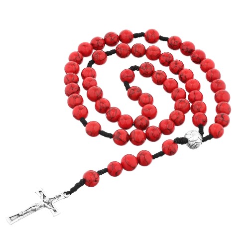 Różaniec z kamieni ozdobnych - KORALIN