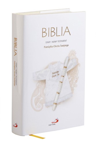 Biblia Stary i Nowy Testament - Pamiątka Chrztu Świętego