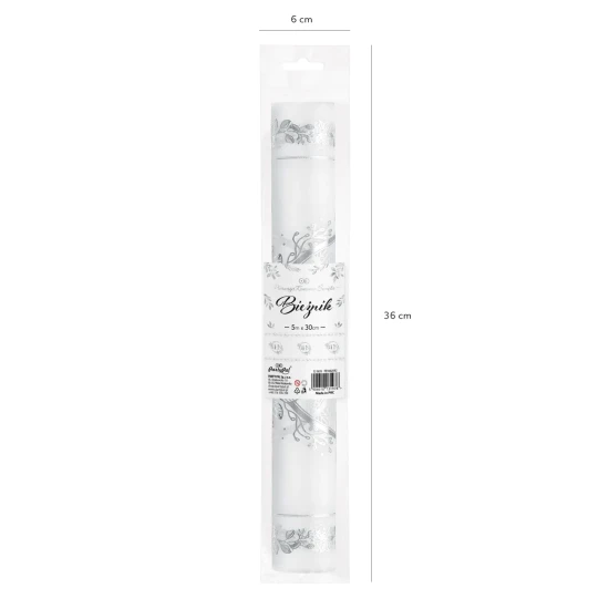 Bieżnik komunijny IHS EUKALIPTUS 5m x 30 cm - dekoracja Komunia Święta