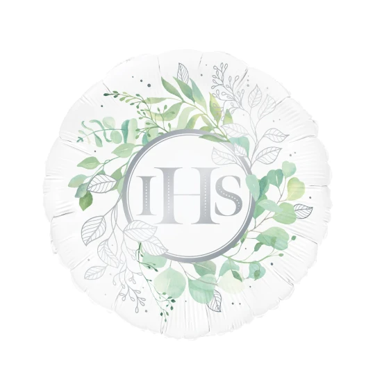 Balon foliowy IHS Eukaliptus srebrny 45cm