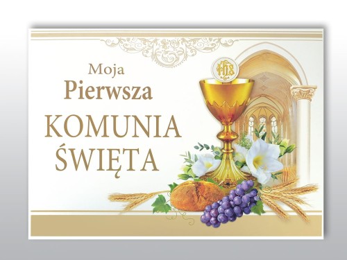 Plansza komunijna - wzór nr 1
