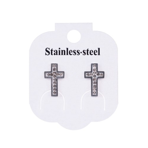 Kolczyki - krzyżyki - Stainless Steel