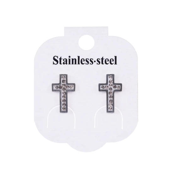 Kolczyki - krzyżyki - Stainless Steel