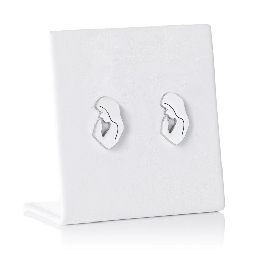 Kolczyki - Matka Boża - Stainless Steel