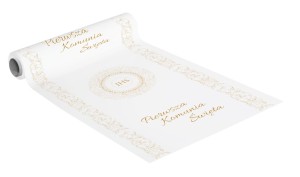 Ozdobny bieżnik komunijny - 41cm x 5m - dekoracja