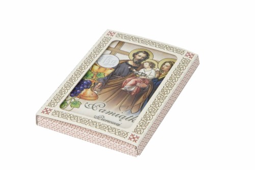 Pamiątka I Komunii Świętej - Ceramika drewniana 10x15 cm