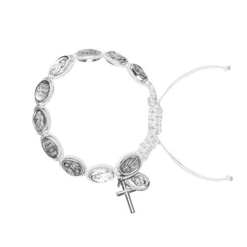 Bransoletka - dziesiątek różańca - Jezus Miłosierny