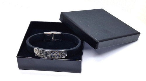 Bransoleta eko skórka w pudełeczku