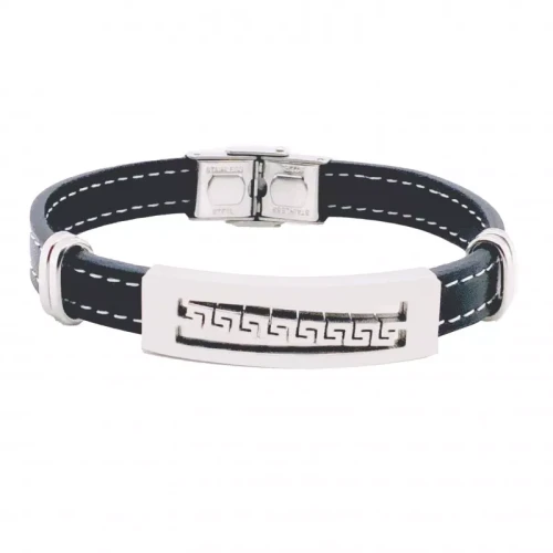 Stylowa bransoleta - eko skórka w pudełeczku