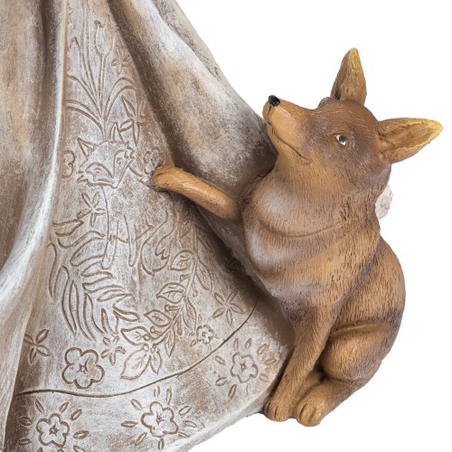 Anioł - lis - Decorato - 34cm