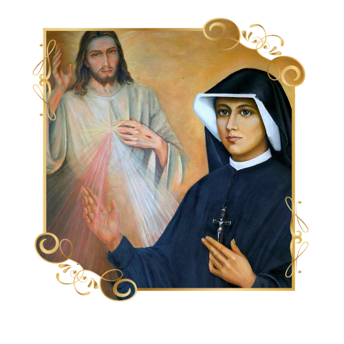 Szatka na chrzest SZAL - rok Świętej Faustyny Kowalskiej